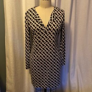 Diane von Furstenberg Printed Dress US4
